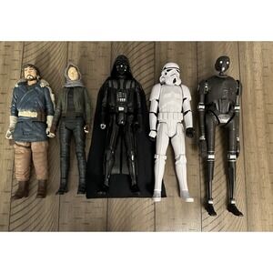 Star Wars figures lot of 5 Darth Vadar More